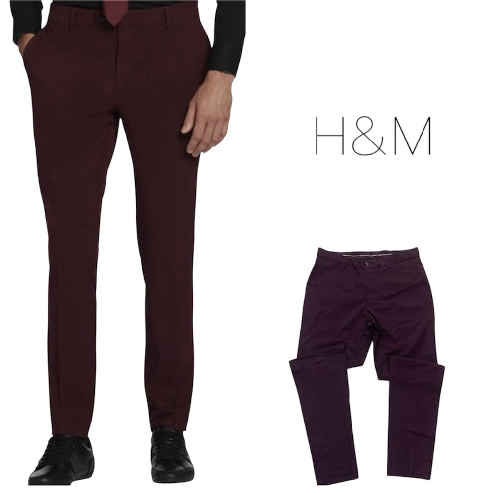 H&M Men's  PANTS SKINNY FIT
COUPE MOULANTE  EUR 44 / US 30R